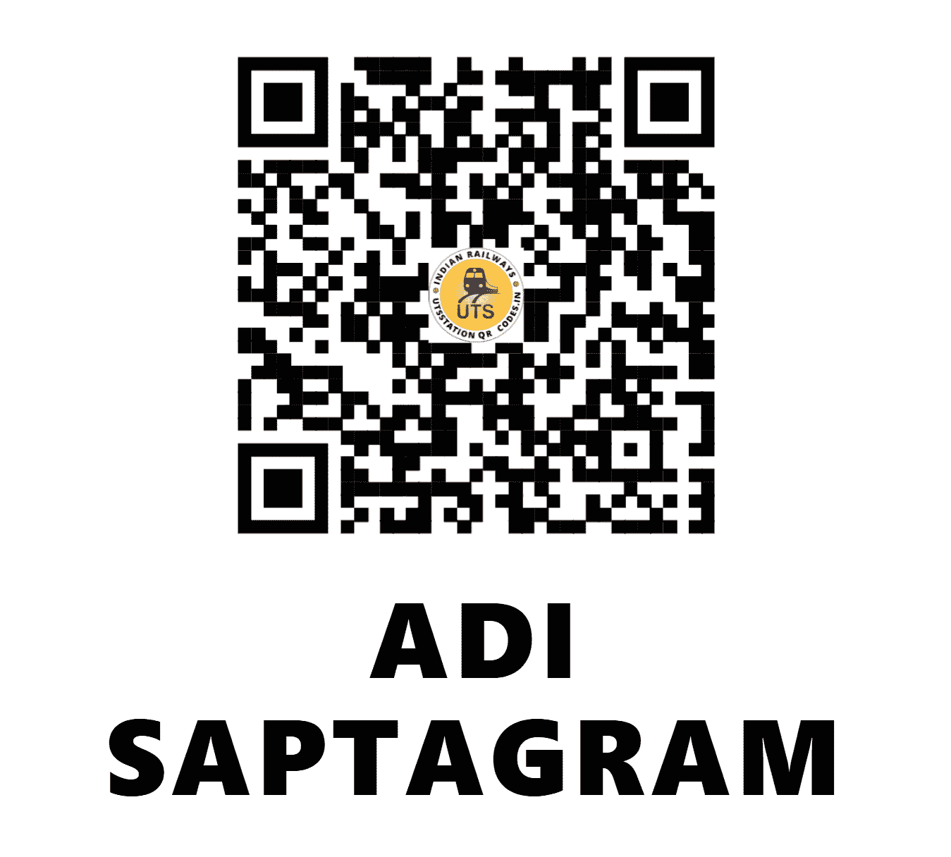 UTS QR Code for ADI SAPTAGRAM - ADST - ER (WEST BENGAL)